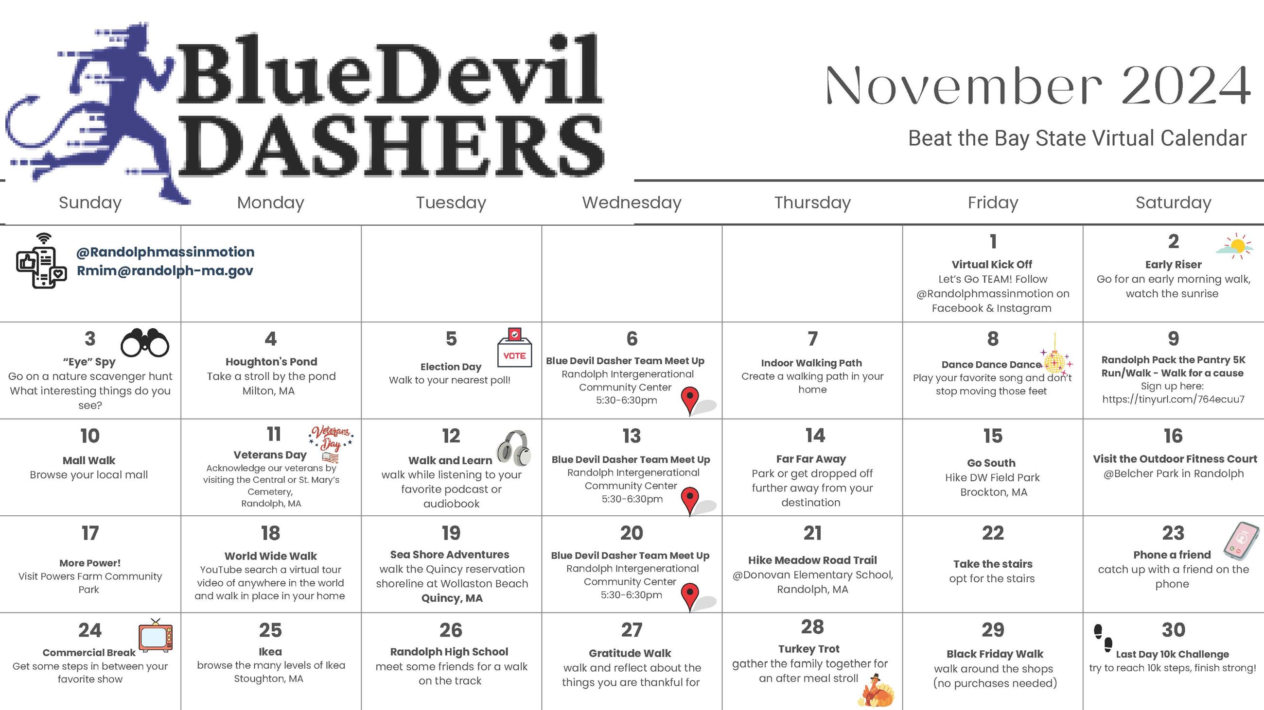 Blue Devil Dashers (2024 Calendar)
