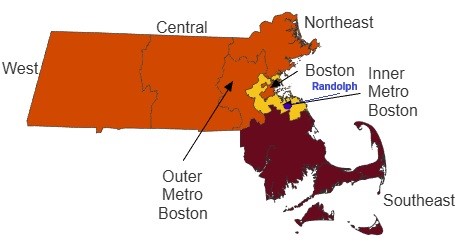 Influenza-like illness is moderate in Randolph and Very high in Southeastern MA
