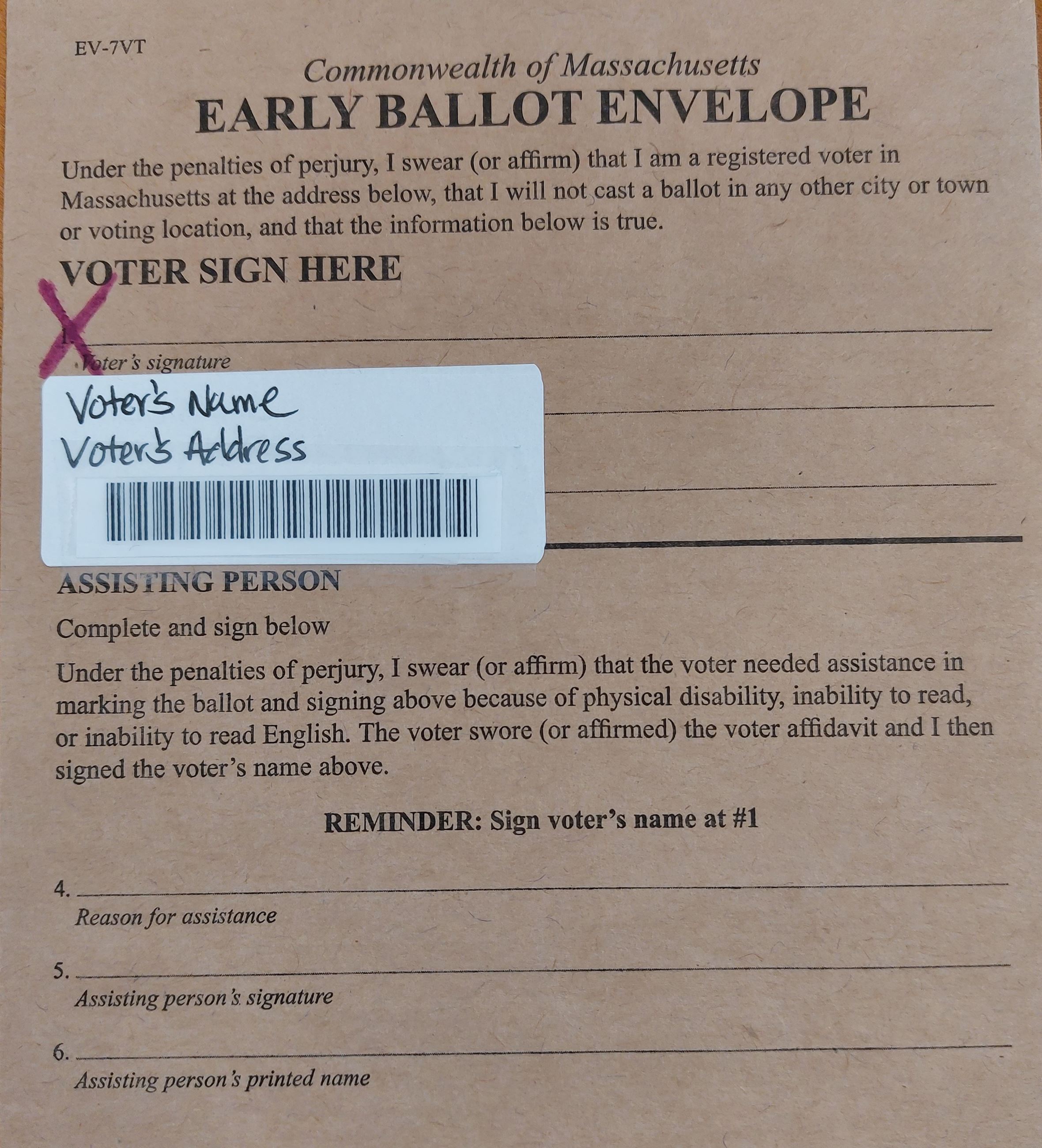 Sample Ballot