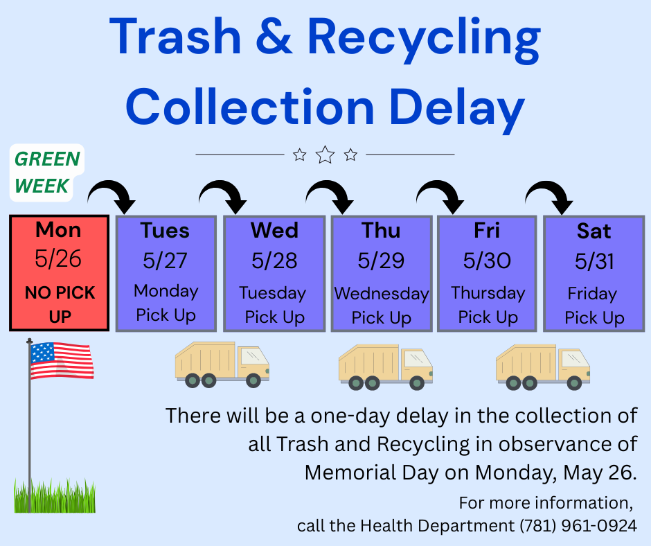 Memorial Day Trash Delay