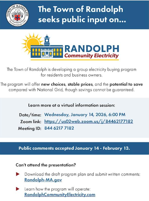 Randolph Community Energy Meeting Flyer January 14 6 PM  https://us02web.zoom.us/j/84462177182
